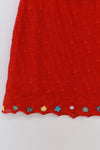 YANYAN KNITS 25 Spring/Summer BORLOR Camisole/Woven Lined Mini Skirt YYK-YYW25-0771-HONG Red Skirt YYW25-0081